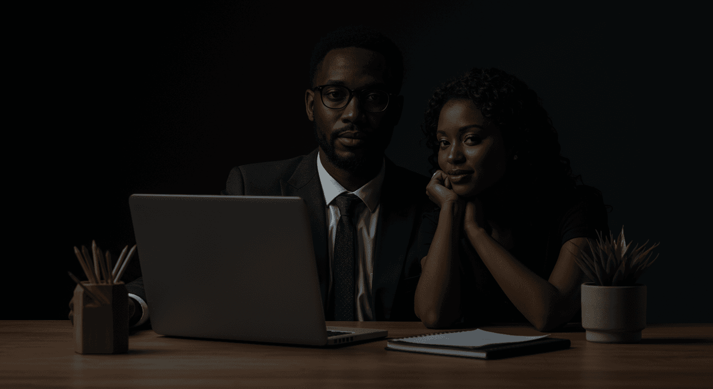 Tech professionals working together